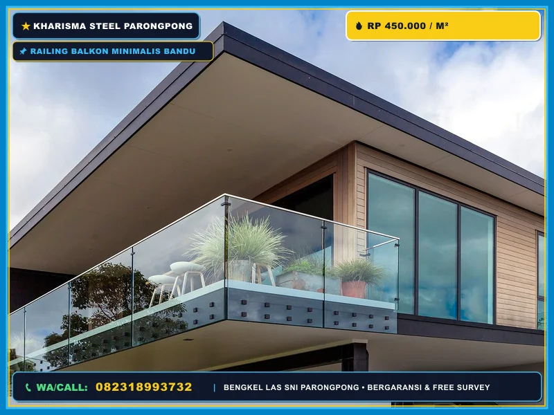 Railing Balkon Minimalis Bandung yang Aman dan Awet