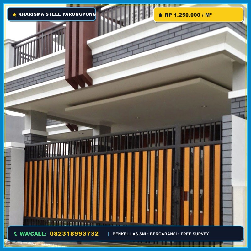Pagar Stainless Minimalis Padalarang