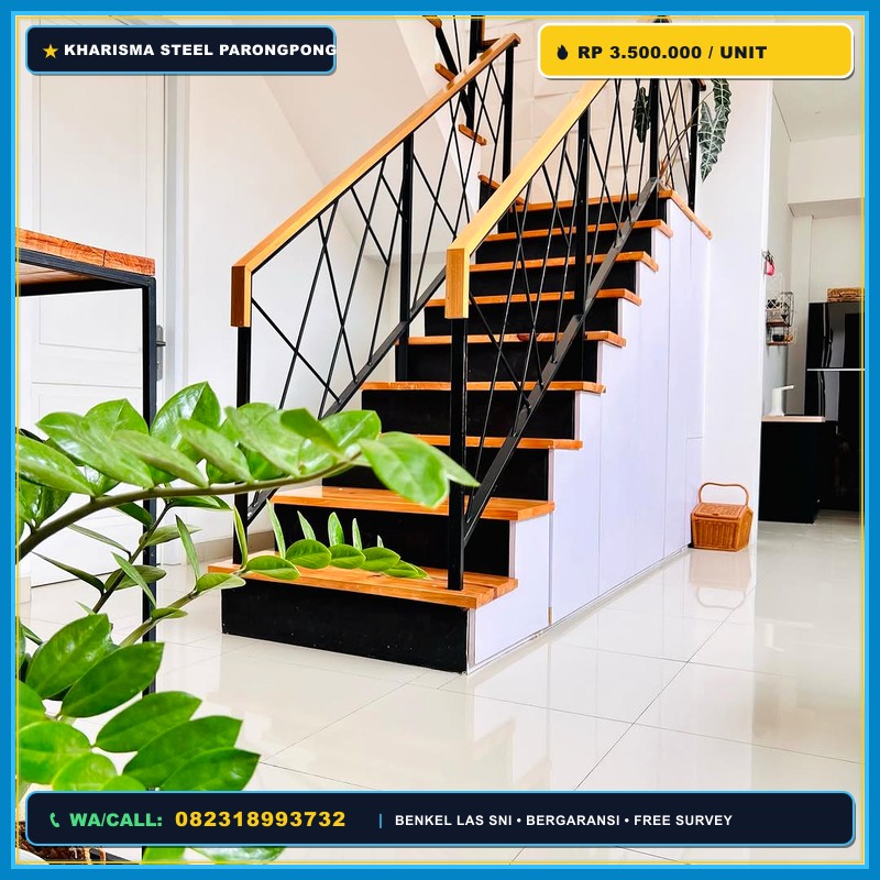 Tangga Besi Mezzanine Minimalis Bandung
