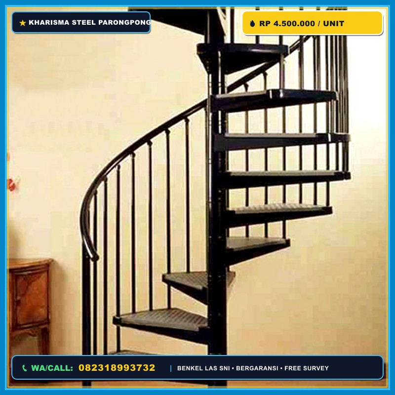 Tangga Besi Putar Spiral Parongpong