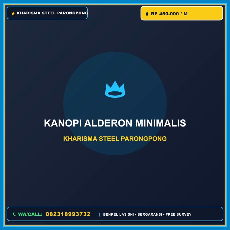 Kanopi Minimalis & Pagar Kharisma Steel Bandung